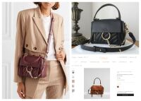 Chlo&Atilde;&copy; Faye Mini Day Bag in Dark Navy Quilted Calfskin