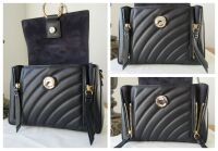 Chlo&Atilde;&copy; Faye Mini Day Bag in Dark Navy Quilted Calfskin