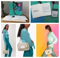 Mulberry Regular Lily in Chalk Heavy Grain Leather with Golden Brass Hardwa