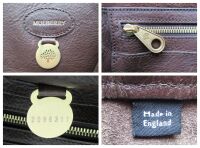 Mulberry Classic Heritage Bayswater in Chocolate Natural Vegetable Tanned L