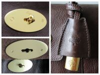 Mulberry Classic Heritage Bayswater in Chocolate Natural Vegetable Tanned L