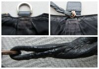 Mulberry Somerset Messenger Hobo in Graphite Pebbled Leather