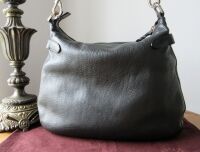 Mulberry Somerset Messenger Hobo in Graphite Pebbled Leather