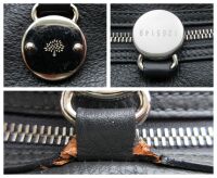 Mulberry Somerset Messenger Hobo in Graphite Pebbled Leather