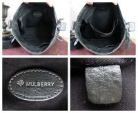 Mulberry Somerset Messenger Hobo in Graphite Pebbled Leather