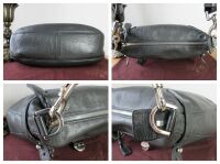 Mulberry Somerset Messenger Hobo in Graphite Pebbled Leather