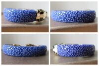 Bvlgari Serpenti Forever Open Cuff Bracelet Bangle in Royal Sapphire Blue G