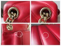 Bvlgari Serpenti Cabochon Small Flap Bag in Soft Carmine Red Calfskin Nappa