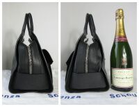 Proenza Schouler PS13 Small Tote in Black Goatskin