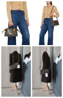 Chlo&Atilde;&copy; Small Paraty 24 in Flannel Grey Shiny Calfskin - New