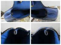 Mulberry Mini Lily in Indigo Blue Heavy Grain