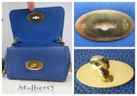 Mulberry Mini Lily in Indigo Blue Heavy Grain