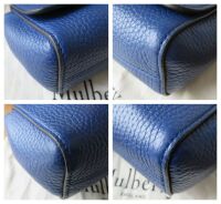 Mulberry Mini Lily in Indigo Blue Heavy Grain