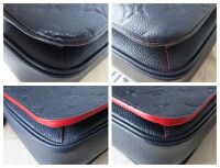 Louis Vuitton Pochette M&Atilde;&copy;tis in Marine Rouge Empreinte