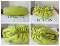 Bottega Veneta The Mini Pouch in Kiwi Calfskin Nappa