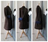 Chanel VIP Bicolore Twin Zipped Pochette Clutch with Chain in Royal Blue Qu