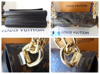 Louis Vuitton Twist MM in Monogram Blossom Noir