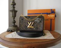 Louis Vuitton Twist MM in Monogram Blossom Noir