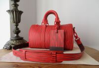 Louis Vuitton X Park SEO-BO Keepall 25 Bandouli&Atilde;&uml;re in Autumn Maple Red XL E