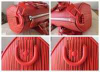 Louis Vuitton X Park SEO-BO Keepall 25 Bandouli&Atilde;&uml;re in Autumn Maple Red XL E