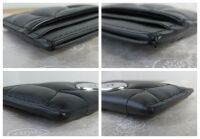 Mulberry Softie Credit Card Slip Holder in Black Pillow Calf Nappa