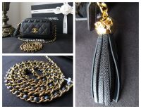 Chanel Mini Camera Case in Soft Black Caviar with Gold Hardware