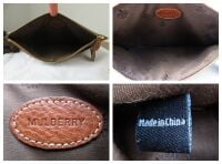 Mulberry Multi Zip Pouch in Oak Natural Vegetable Tanned Leather