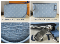 Louis Vuitton Trio Messenger Bag in Sky Blue Monogram Tiagarama