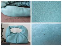 Bottega Veneta Small The Shoulder Pouch Hobo in Turquoise Calfskin Nappa