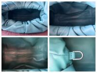 Bottega Veneta Small The Shoulder Pouch Hobo in Turquoise Calfskin Nappa