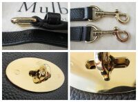 Mulberry Small Bayswater Satchel in Black Small Classic Grain