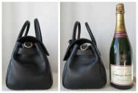 Mulberry Small Bayswater Satchel in Black Small Classic Grain