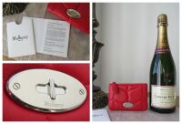 Mulberry Softie Small Zip Pouch Coin Purse in Lancaster Red Pillow Calf Nap