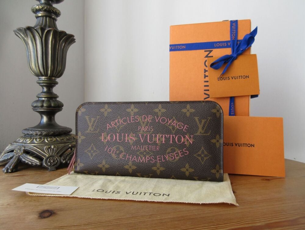 Louis Vuitton Limited Edition Insolite Wallet in Articles de Voyage Ikat in Monogram Rose Velours