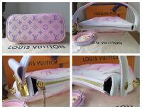 Louis Vuitton Ltd Ed Spring in the City Hobo PM in Giant Monogram Sunrise M