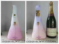 Louis Vuitton Ltd Ed Spring in the City Hobo PM in Giant Monogram Sunrise M