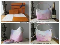 Louis Vuitton Ltd Ed Spring in the City Hobo PM in Giant Monogram Sunrise M
