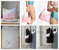 Louis Vuitton Ltd Ed Spring in the City Hobo PM in Giant Monogram Sunrise M