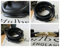 Mulberry Mini Heritage Bayswater Satchel in Black Small Classic Grain