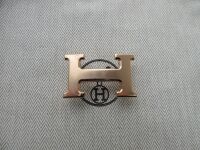 Herm&Atilde;&uml;s Mini Constance Rose Gold Belt Buckle & Reversible 24 mm Etoupe Epsom