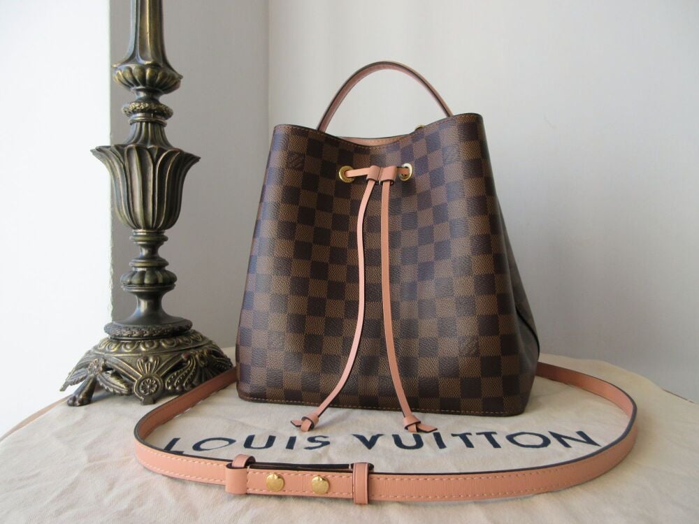 Louis Vuitton N&eacute;oNo&eacute; Neo Noe MM in Damier Ebene Venus Pink