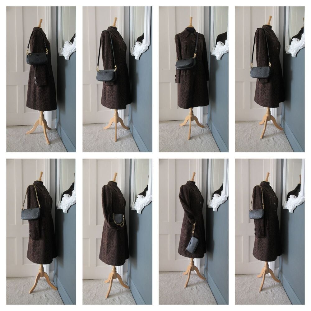 Louis Vuitton Multi Pochette Accessoires Cross-Body Bag in Giant Monogram Empreinte Noir