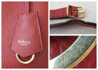 Mulberry Large Iris in Rust Heavy Grain Leather