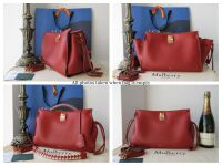 Mulberry Large Iris in Rust Heavy Grain Leather