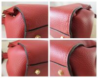 Mulberry Large Iris in Rust Heavy Grain Leather