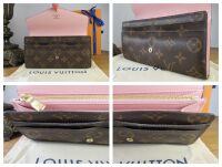 Louis Vuitton Sarah Wallet in Monogram Rose Ballerine