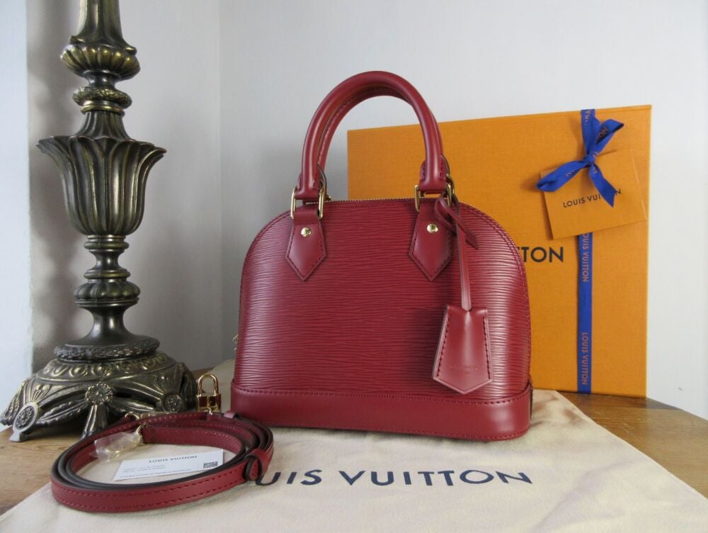 Louis Vuitton Alma BB in Seasonal Monogram Rouge Red Epi - New*