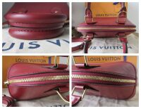 Louis Vuitton Alma BB in Seasonal Monogram Rouge Red Epi - New