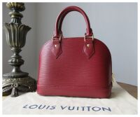 Louis Vuitton Alma BB in Seasonal Monogram Rouge Red Epi - New