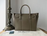 Mulberry Small Zipped Bayswater in Clay Small Classic Grain